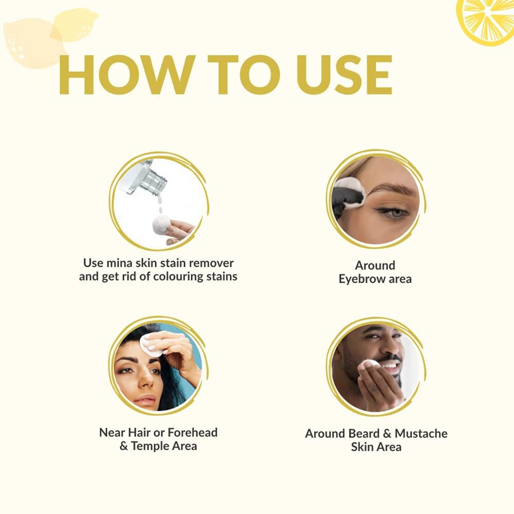 Brow Tint Stain Remover how to use