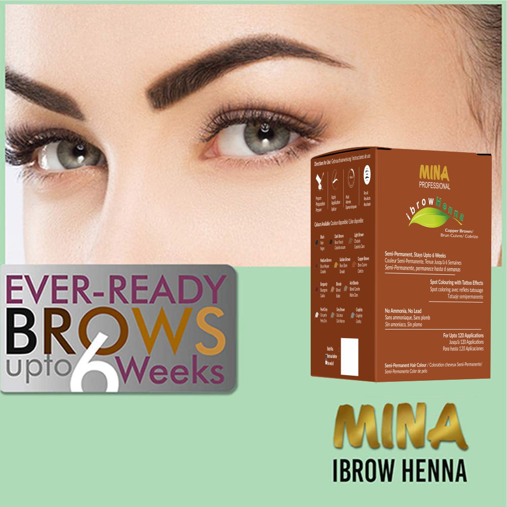 Brow Henna Refill Kit - Copper Brown