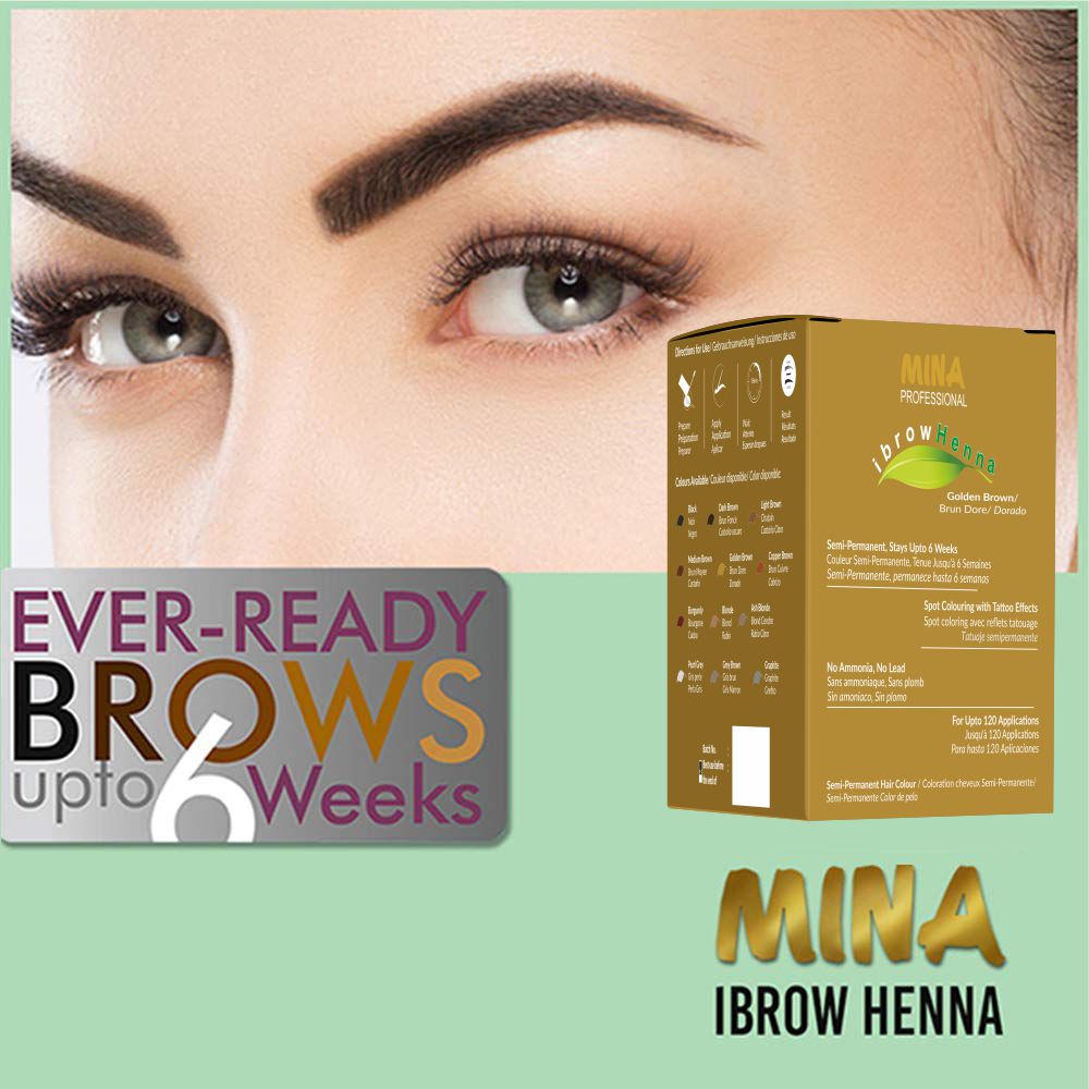 Brow Henna Refill Kit - Golden Brown