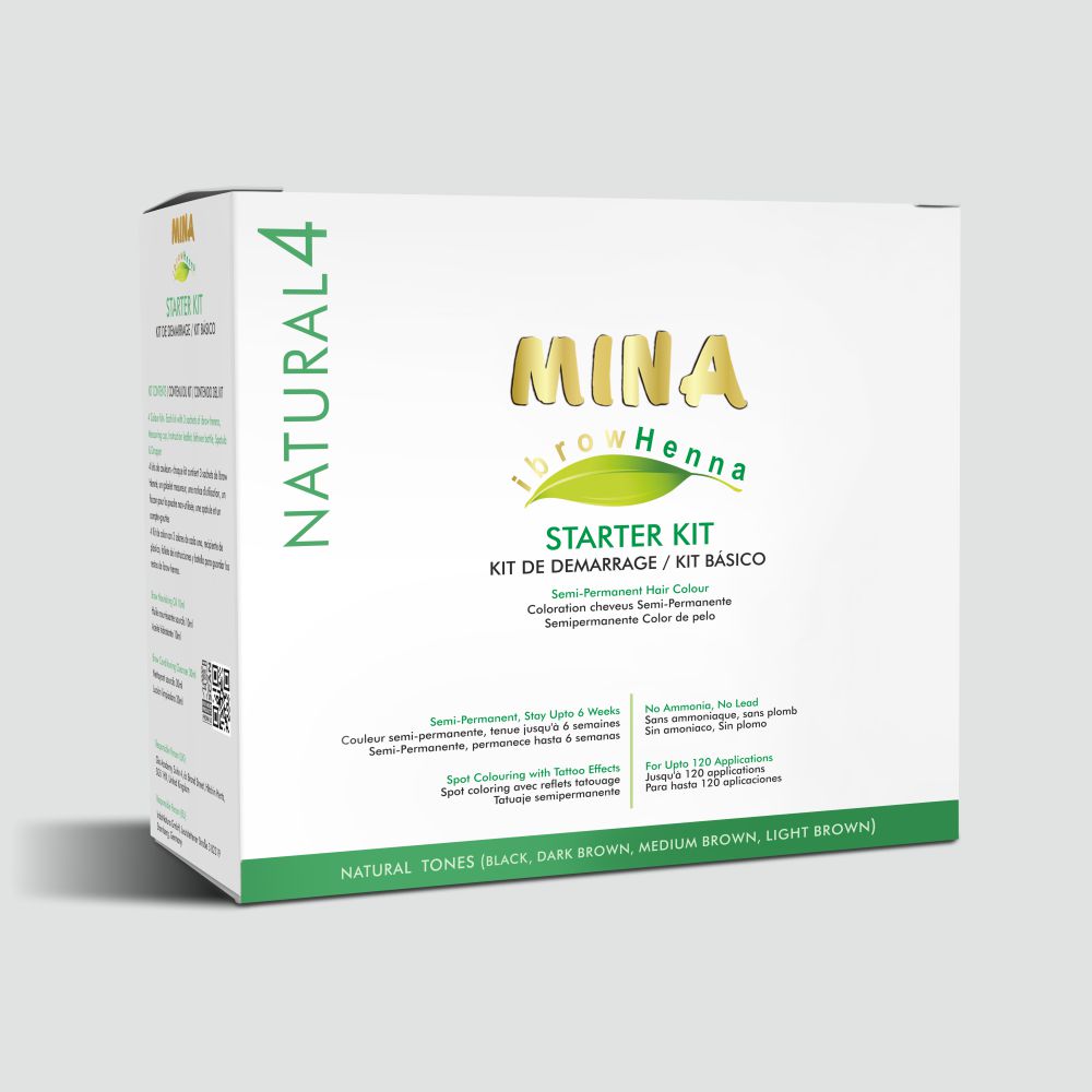 Brow Henna Tint Professional Starter Kit - 4 Tone Kit